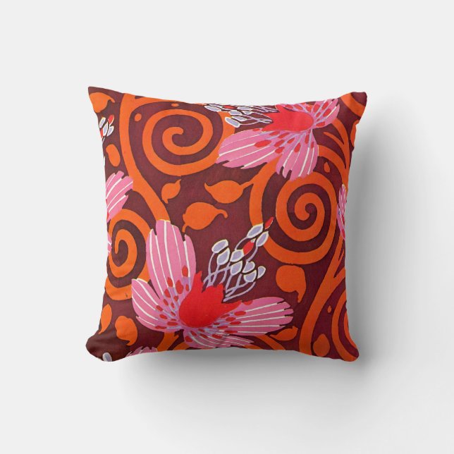 Séguy’s Pink Flowers Cushion (Front)