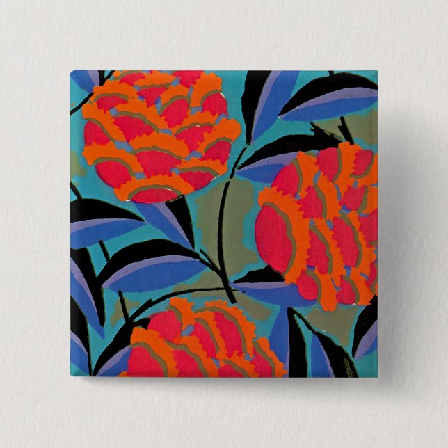 Seguy's Art Deco #2 at Emporio Moffa 15 Cm Square Badge (Front)