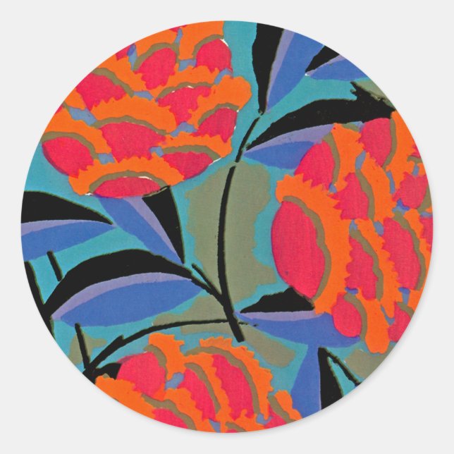 Seguy's Art Deco #2 at Emporio Moffa Classic Round Sticker (Front)