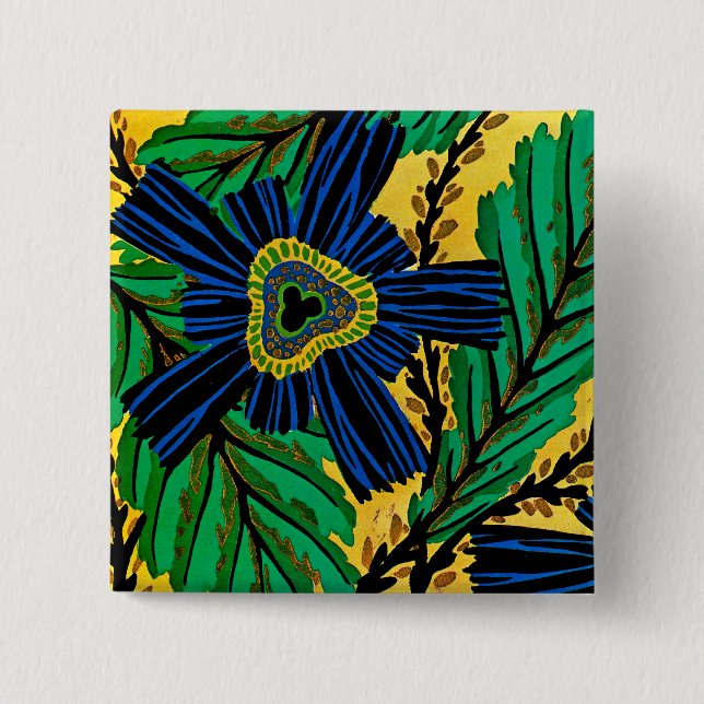 Seguy's Art Deco #3 at Emporio Moffa 15 Cm Square Badge (Front)