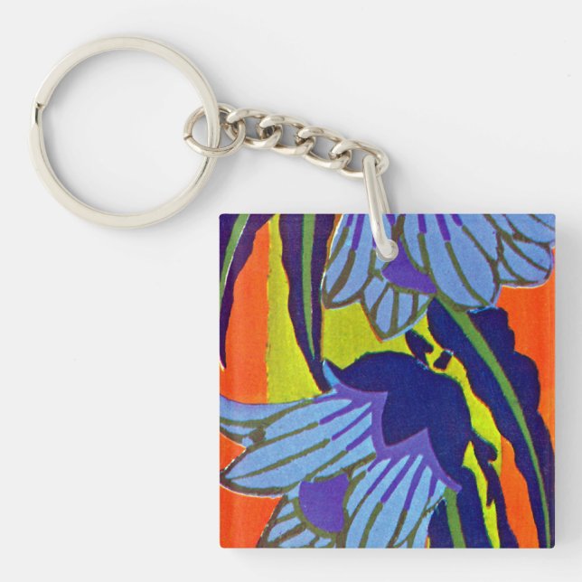 Seguy's Art Deco #4 at Emporio Moffa Key Ring (Front)