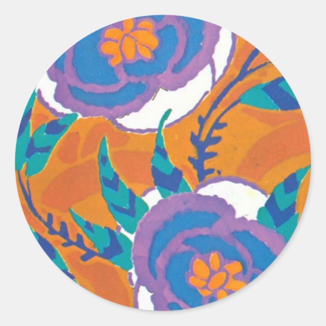 Seguy's Art Deco #5 at Emporio Moffa Classic Round Sticker (Front)