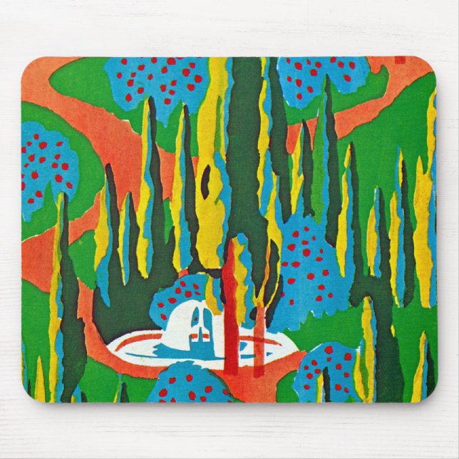 Seguy's Art Deco #6 at Emporio Moffa Mouse Mat (Front)