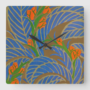 Seguy's Art Deco #9 at Emporio Moffa Square Wall Clock