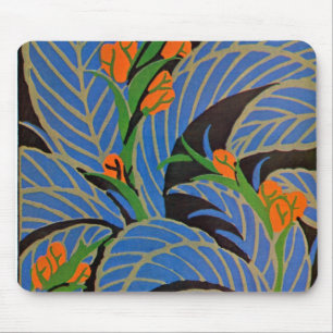Seguy's Art Deco Tropical Night - Mousepad