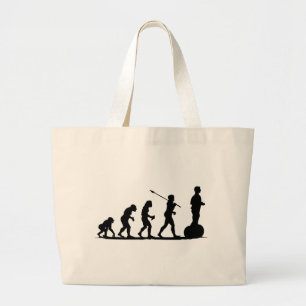 Segway Rider Large Tote Bag