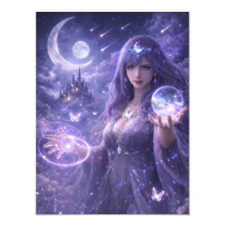 Seherin des Mondsteins – Galaxy Fantasy Poster
