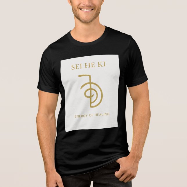 Sei He Ki Symbol – Healing Energy Art for Inner Pe Tri-Blend Shirt (Front)