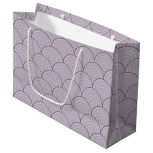 Seigaiha Japanese Wave Large Gift Bag