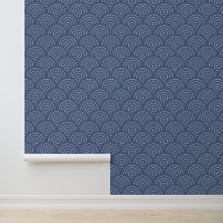 Seigaiha Pattern Wallpaper