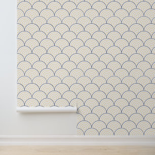 Seigaiha Pattern Wallpaper
