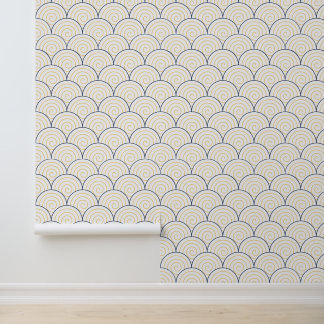 Seigaiha Pattern Wallpaper