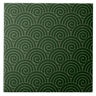 Seigaiha Seamless Pattern  Ceramic Tile