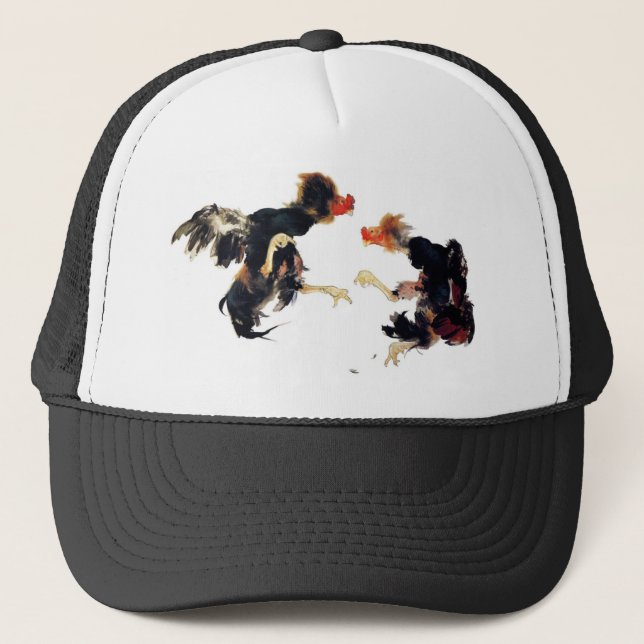 Seiho TAKEUCHI Army Chicken Chickens Farming Goods Trucker Hat (Front)