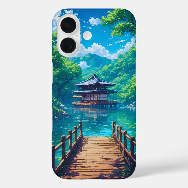 (Seijaku no Kohan) -  Lakeside Serenity Case-Mate iPhone Case (Back)