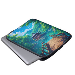 (Seijaku no Kohan) - Lakeside Serenity Laptop Sleeve