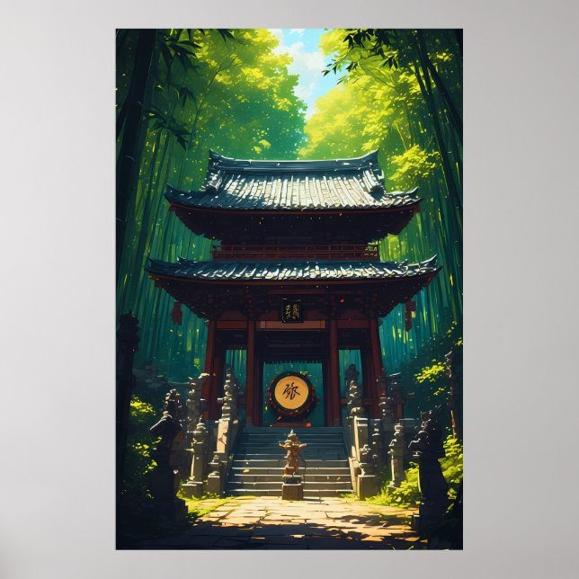 "Seijaku no Mon" – Gate of Tranquillity Poster (Front)