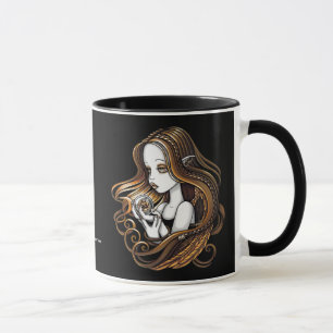 Seika & Amethyst Crystal Ball Angels Mug