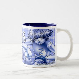 Seiki, monochrome logo mug