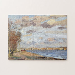 Seine at Argenteuil Monet Fine Art Jigsaw Puzzle