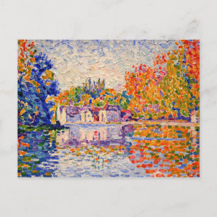 Seine Fine Art Painting Paul Signac Postcard