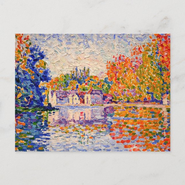 Seine Fine Art Painting Paul Signac Postcard (Front)