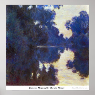Seine in Morning by Claude Monet Poster
