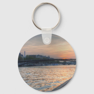 Seine sunset key ring