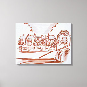 Seine to Samaritaine Paris, France Canvas Print