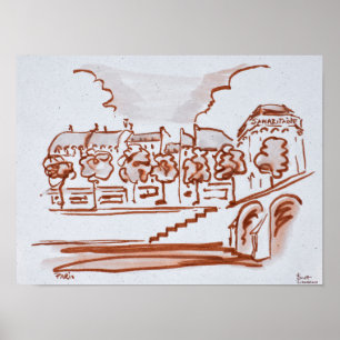 Seine to Samaritaine   Paris, France Poster