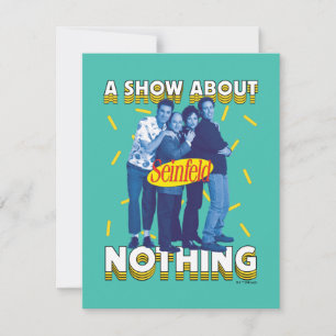 Seinfeld   A Show About Nothing Card