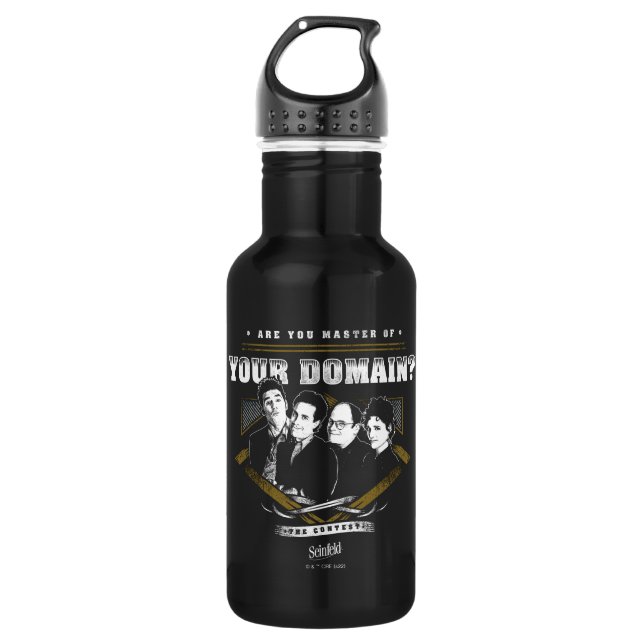 Seinfeld | Are You Master of Your Domain? 532 Ml Water Bottle (Front)