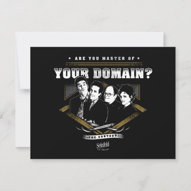 Seinfeld | Are You Master of Your Domain? Card (Front)