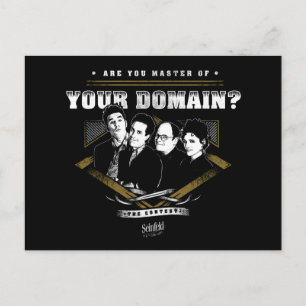 Seinfeld   Are You Master of Your Domain? Postcard