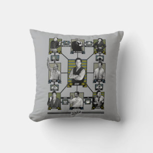 Seinfeld   Character Relationship Chart Cushion