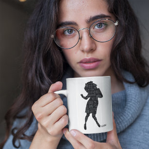 Seinfeld Elaine Dance Silhouette Mug