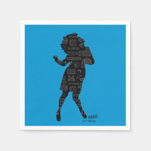 Seinfeld Elaine Dance Silhouette Napkin
