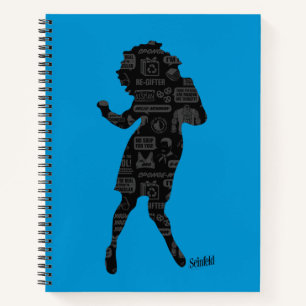 Seinfeld Elaine Dance Silhouette Notebook