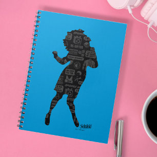 Seinfeld Elaine Dance Silhouette Notebook
