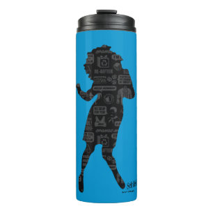 Seinfeld Elaine Dance Silhouette Thermal Tumbler