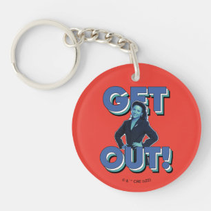Seinfeld Elaine - Get Out! Key Ring