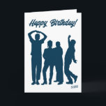 Seinfeld | Group Silhouette Birthday Card<br><div class="desc">Check out this fun group silhouette graphic featuring Kramer,  Elaine,  George,  and Jerry!</div>