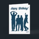 Seinfeld | Group Silhouette Birthday Card<br><div class="desc">Check out this fun group silhouette graphic featuring Kramer,  Elaine,  George,  and Jerry!</div>