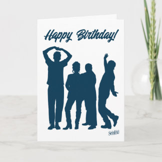 Seinfeld | Group Silhouette Birthday Card