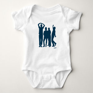 Seinfeld Group Silhouette Graphic Baby Bodysuit