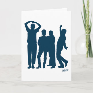 Seinfeld | Group Silhouette Graphic Card