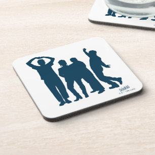 Seinfeld Group Silhouette Graphic Coaster