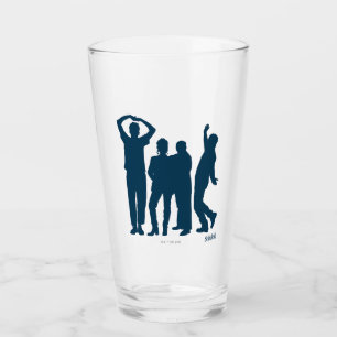Seinfeld   Group Silhouette Graphic Glass