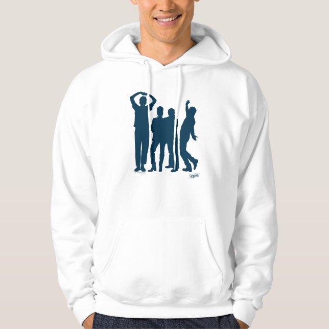 Seinfeld | Group Silhouette Graphic Hoodie (Front)