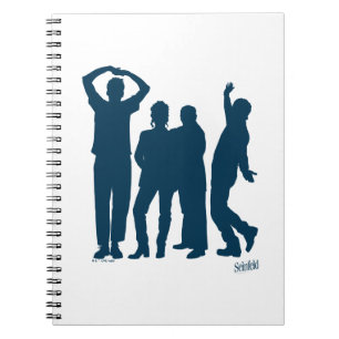 Seinfeld Group Silhouette Graphic Notebook